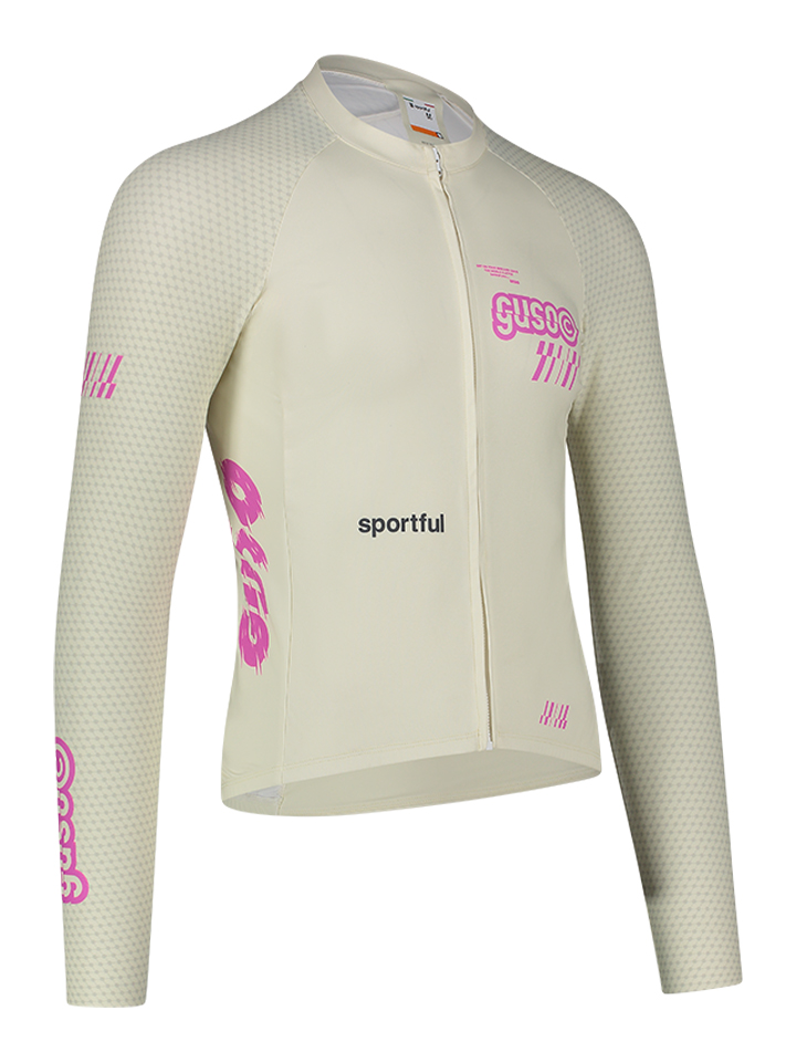 Motor Logo Jersey Colore Panna